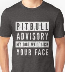 Pit Bull Advisory Unisex T-Shirt