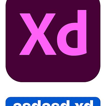 Adobe XD CC icon with random file name asdasd.xd Photographic Print for  Sale by allreadytaken