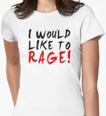 I WOULD LIKE TO RAGE!!! - Grog Strongjaw Women's Fitted T-Shirt
