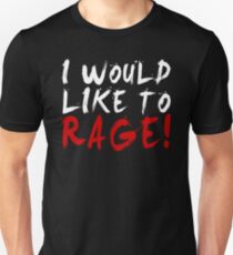 I WOULD LIKE TO RAGE!!! - Grog Strongjaw (White) Unisex T-Shirt
