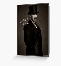 Sherlock Holmes Greeting Card