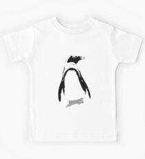 Black And White Penguin Kids Tee