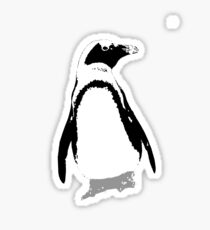 Black And White Penguin Sticker