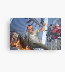 GTA 5 Artwork Metal Print