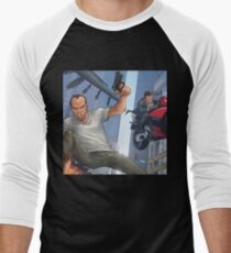GTA 5 Artwork Men's Baseball ¾ T-Shirt