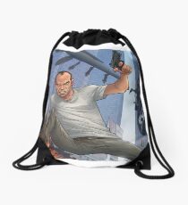 GTA 5 Artwork Drawstring Bag