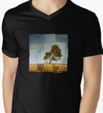 Abstract Landscape Men's V-Neck T-Shirt