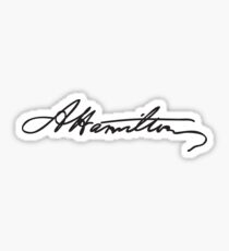 Hamilton Signature Sticker