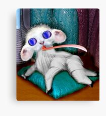 Baby Land Strider Canvas Print