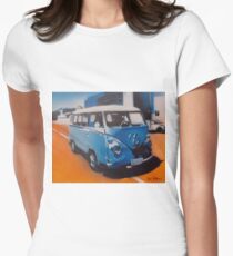 Blue Kombi Women's Fitted T-Shirt