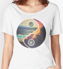 CHILL VIBES "YANG" Women's Relaxed Fit T-Shirt