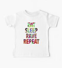 Eat Sleep Rave Repeat Baby Tee