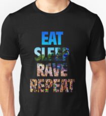 Eat Sleep Rave Repeat Unisex T-Shirt