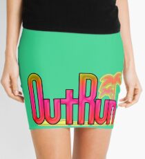 Minifalda OutRun SEGA Arcade Vaporwave Logotipo