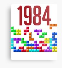 tetris 84 Metal Print