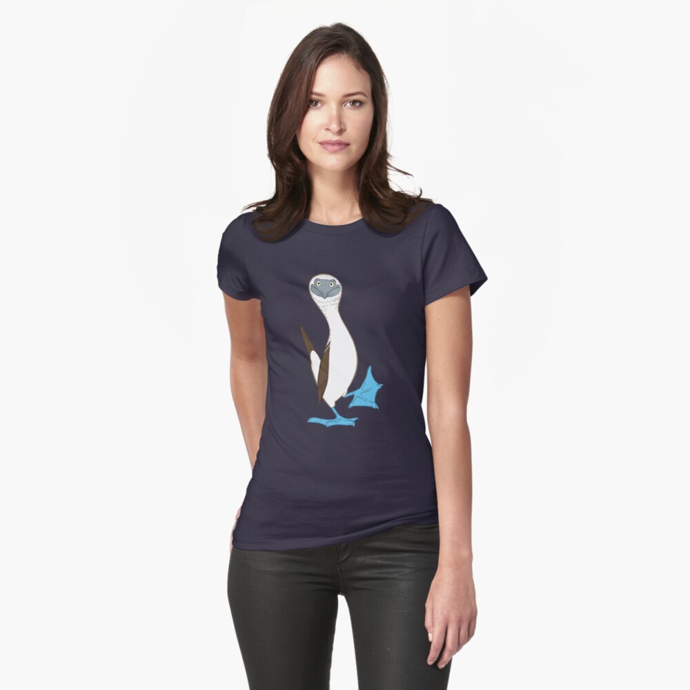 Blue-footed booby Fitted T-Shirt