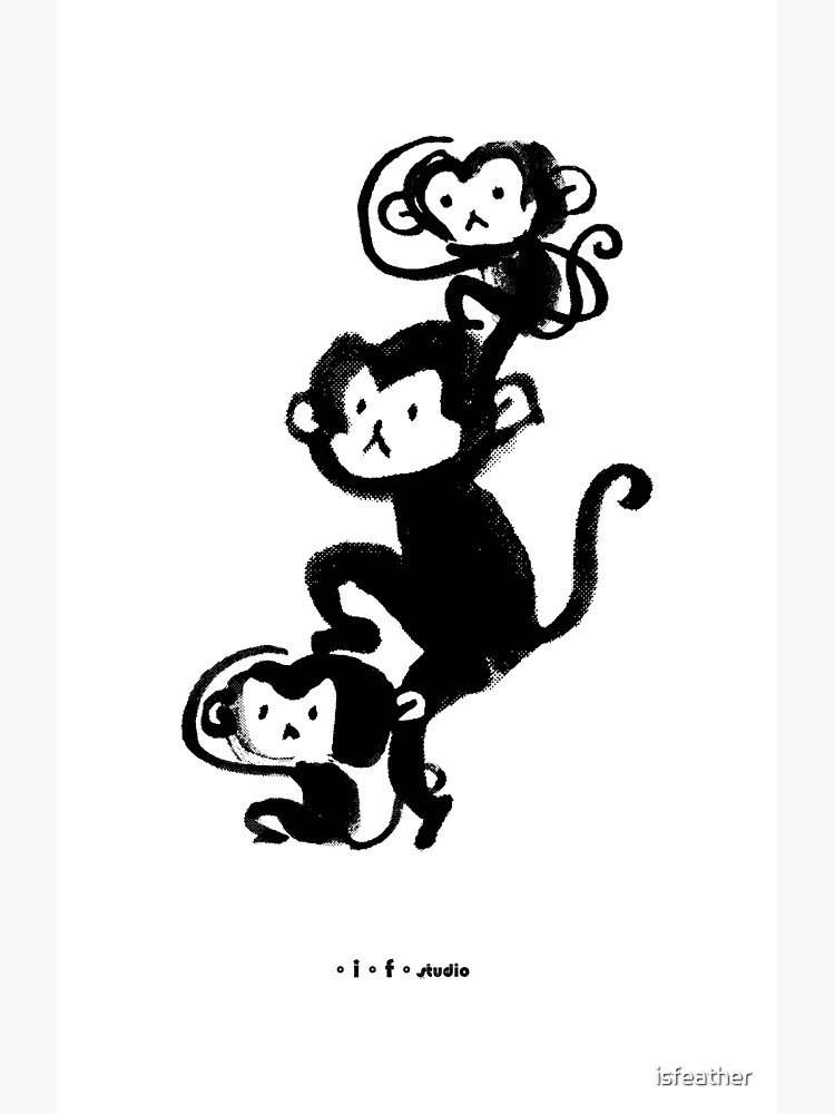 monkeys by isfeather