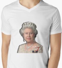 GOD SAVE THE QUEEN Men's V-Neck T-Shirt
