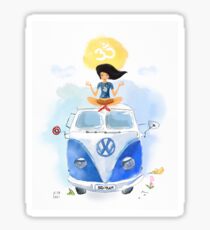 Yoga Reise Kalifornien Sticker