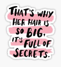 It's Full Of Secrets Sticker