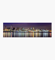 The Liverpool Waterfront Skyline Photographic Print