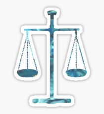 Scales of Justice Sticker