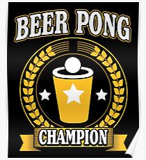 Beer Pong Champion Poster