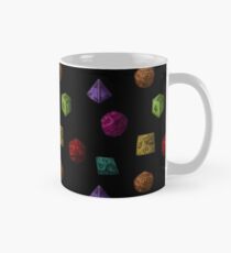 Colourful Polyhedron Dice Classic Mug