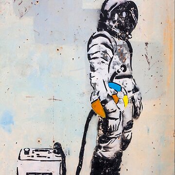 BANKSY Astronaut With Shopping Bags Canvas Print for Sale by WE-ARE-BANKSY