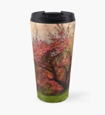 Blooming cherry blossoms in Central Park, NYC Travel Mug