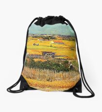 Harvest at La Crau Drawstring Bag
