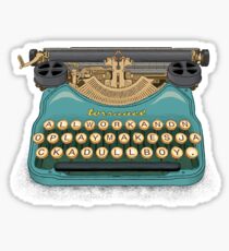 Writer's Block Sticker