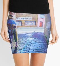 Shadow play. Mini Skirt