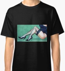 Sexy Legs in Stockings Classic T-Shirt