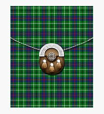 Clan Duncan Tartan And Sporran Photographic Print