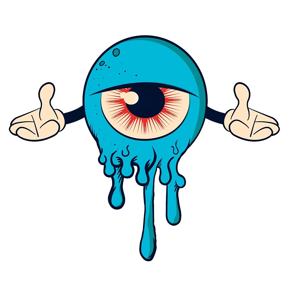 "Graffiti Monster Eye" by edwardecho Redbubble