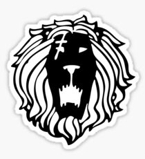 The Seven Deadly Sins - The Lion Sin of Pride (Black) Sticker