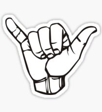 Hang Loose Sticker