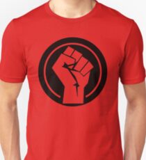 Camiseta unisex Puño Socialista Negro