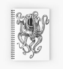 Cuaderno de espiral Casco de buceo Octopus Scuba Diver