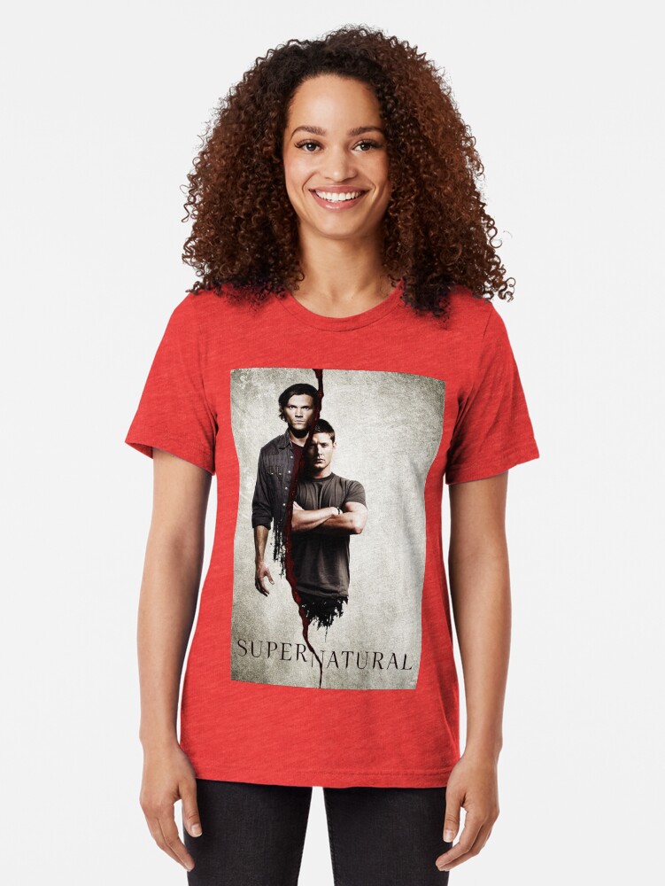 Alternate view of Supernatural 1 Tri-blend T-Shirt
