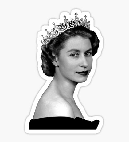 Queen Elizabeth Ii Stickers | Redbubble