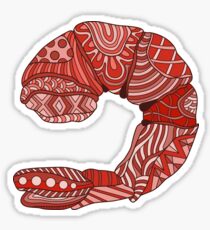 Colorful Shrimp Sticker