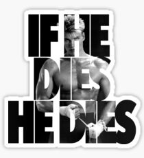 Pegatina Camiseta de Ivan Drago (si muere, muere)
