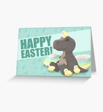 Ostern Hatchlings Grußkarte