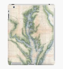 Vintage Map of The Chesapeake Bay (1873) iPad Case/Skin