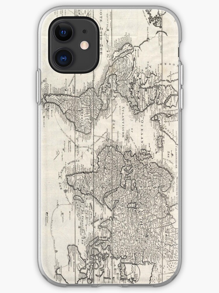 Vintage World Map 1801 iphone 11 case Vintage World Map 1801 iphone 11 case