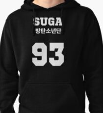 BTS - Suga Jersey Style Pullover Hoodie
