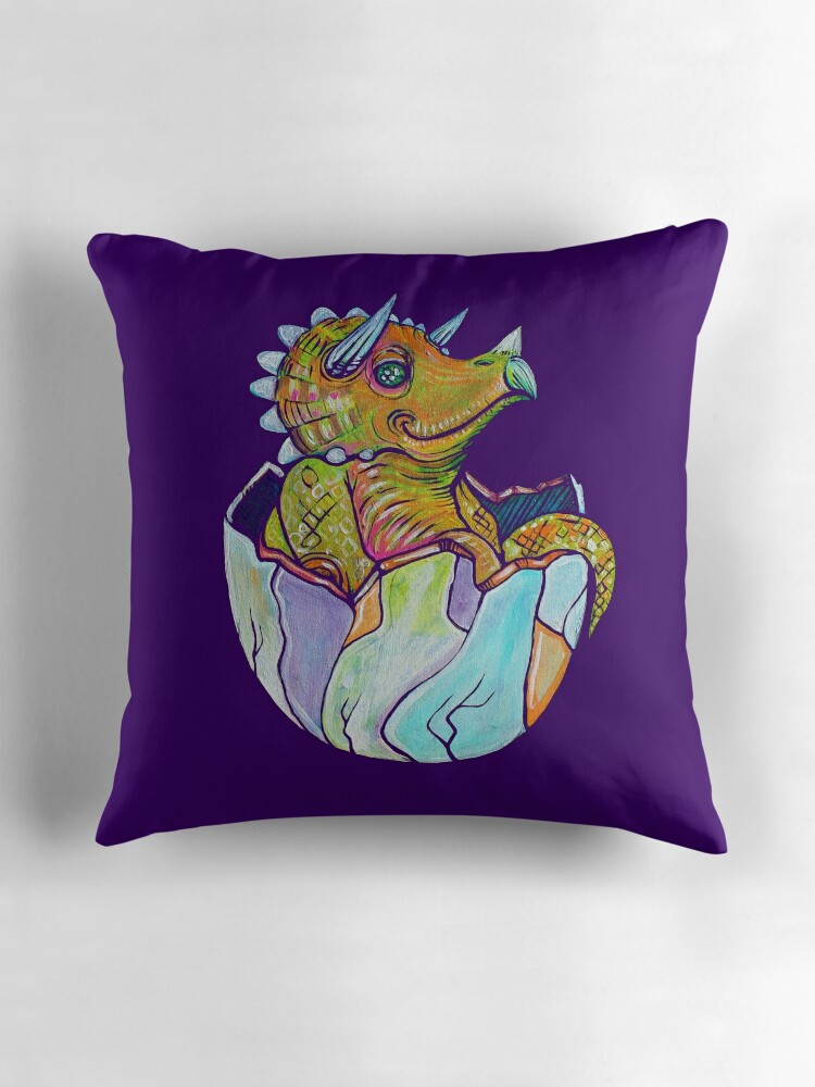 triceratops pillow