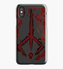 Bloodborne hunters sign iPhone Case